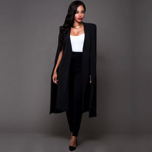 NEW Fashion Office Lady Elegant Women Stylish Long Suit Coat