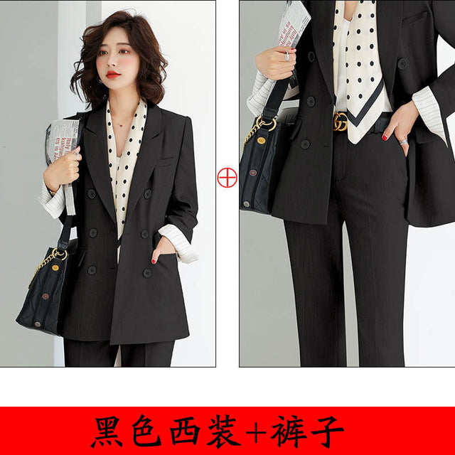 High Quality Professional Large Size Trousers Suit  (S-4XL)