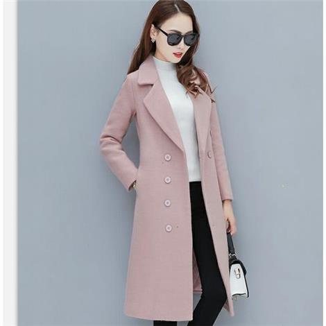 New Winter Wear Professional Women's Thick Woolen Coat (S-2XL)