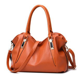 Herald Fashion Designer Women Handbag Female PU Leather Bags Handbags Ladies Portable Shoulder Bag Office Ladies Hobos Bag Totes