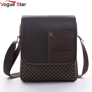 Vogue Star 2017 New hot sale PU Leather Men Bag Fashion Men Messenger Bag small Business crossbody shoulder Bags YK40-449