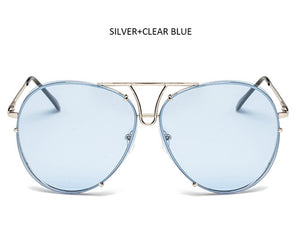 Fashion Oversized Sunglasses Women Men Brand Designer Big Size  Glasses