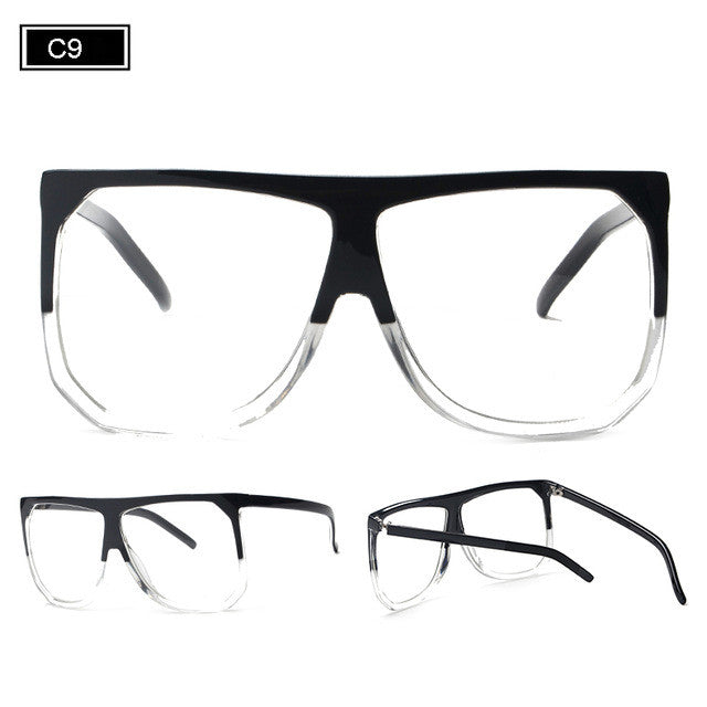 ROYAL GIRL Fashion Woman Sunglasses Men Brand Designer Mirror Oversized Sunglasses Male Sun Glasses ss759