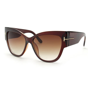 ROYAL GIRL Luxury Brand Designer Women Sunglasses Oversize Acetate Cat Eye Sun Glasses Sexy Shades ss649