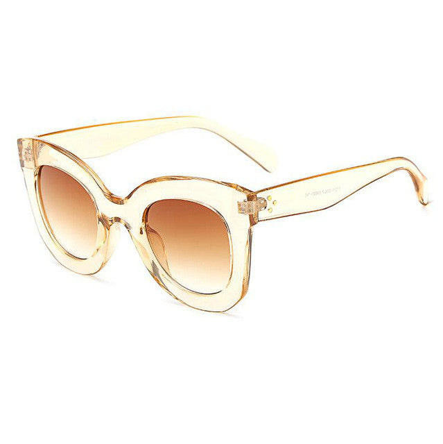 ROYAL GIRL Vintage Sunglasses Butterfly Style Women Brand Designer chunky Glasses for ladies ss223