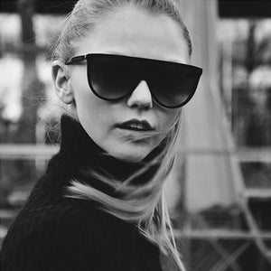 ROYAL GIRL 2017 Brand designer Women Sunglasses Vintage Acetate Shaded Lens Thin Shadow Glasses Men ss050