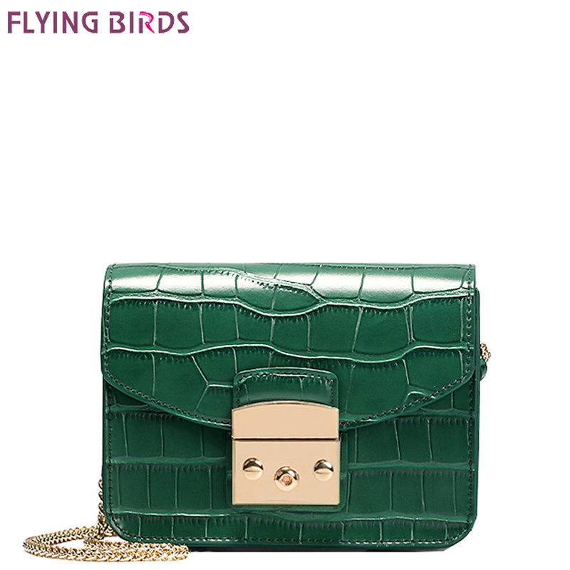 FLYING BIRDS Mini Bag Women's Cross Body Bags Famous Brand Crocodile Bags Women Handbags Bolsas Top Quality Female Designer Tote