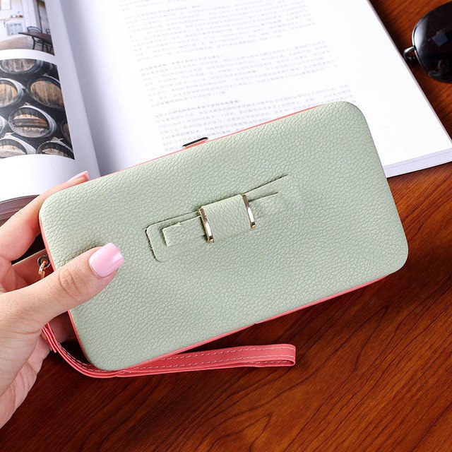FLYING BIRDS Female Purse Wallet Famous Brand Card Holders Cellphone Pocket gifts women money bag double fold clutch  a2958