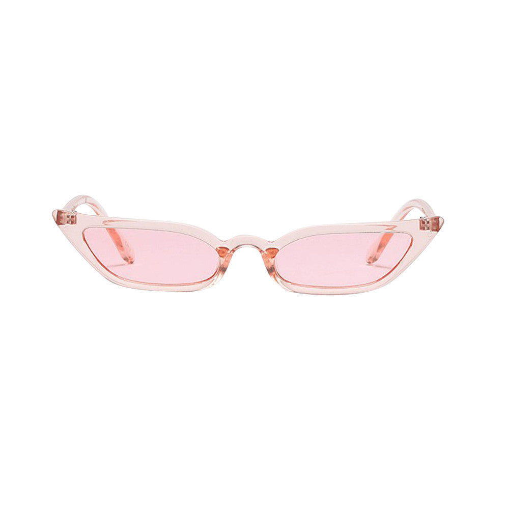 Women Vintage Cat Eye Sunglasses Retro Small Frame UV400 Eyewear Fashion Ladies