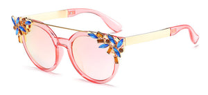 New Fashion Diamond Cat Eye Sunglasses Women Superstar Brand Designer Cateye Sun GlassesUV400