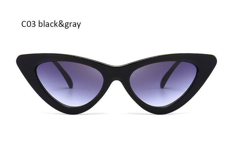 Vintage Cat eye Women Sunglasses 2018 Fashion Brand Designer Retro Sun Glasses For Female Shades